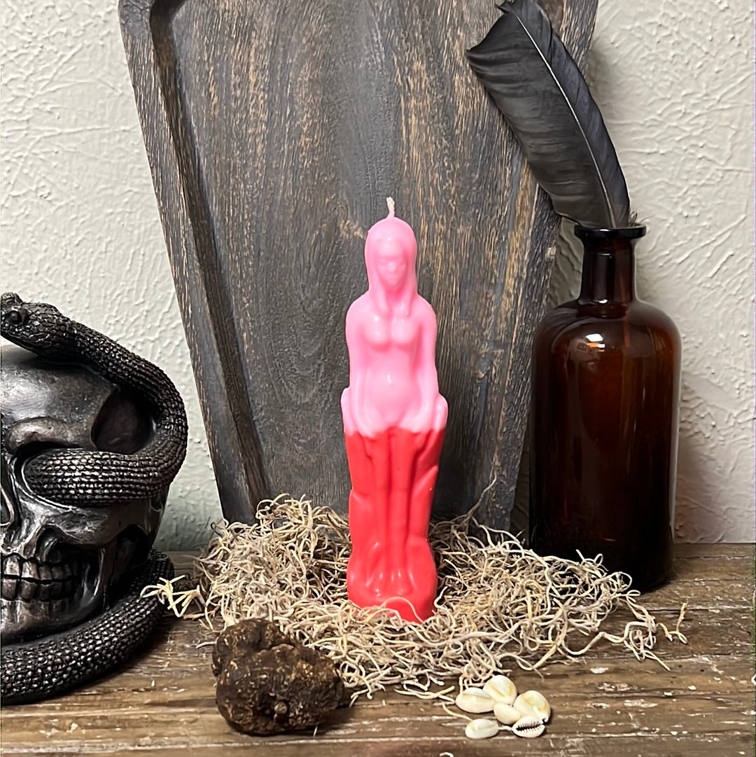 Figure Female Candle (Two Tone)