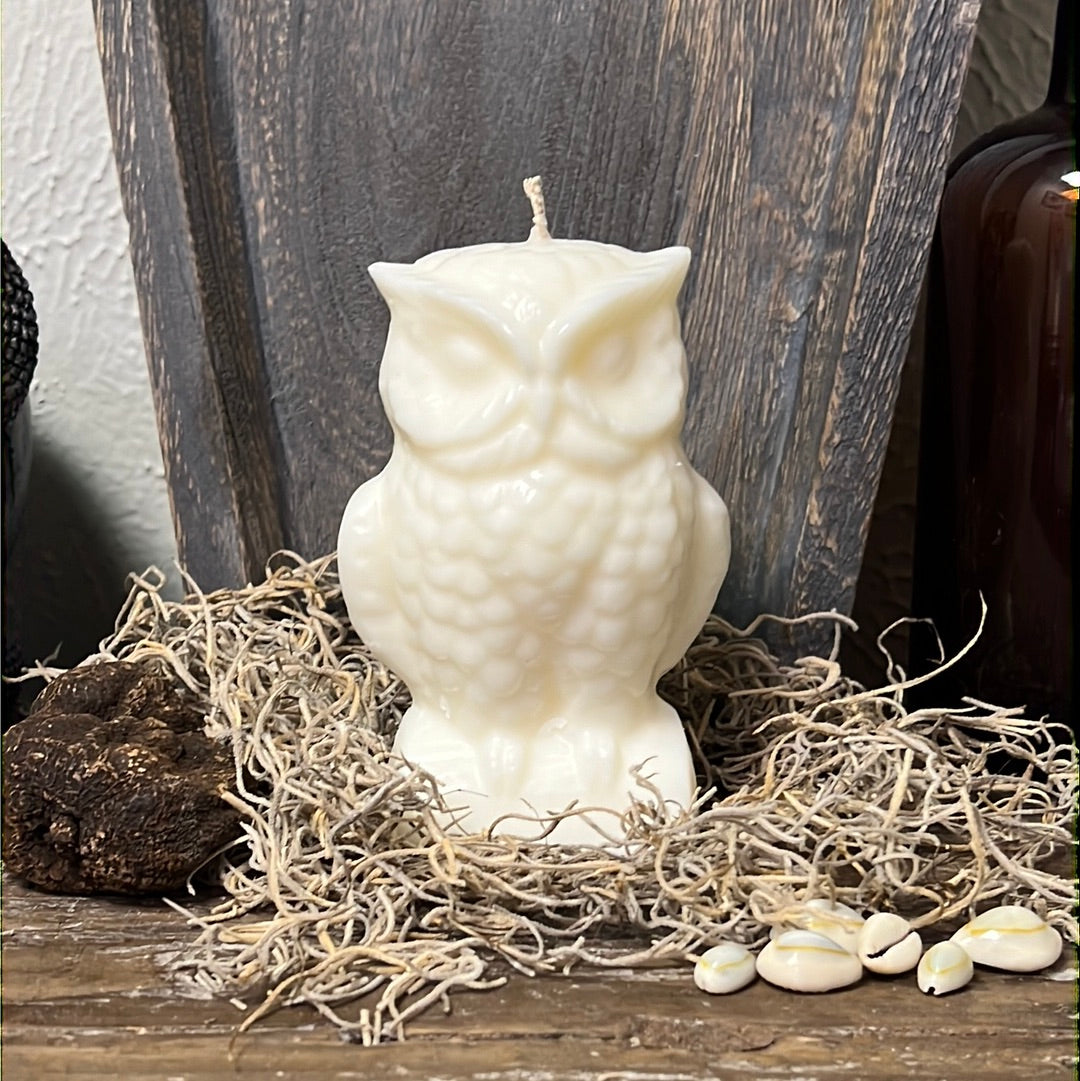 Owl Candle