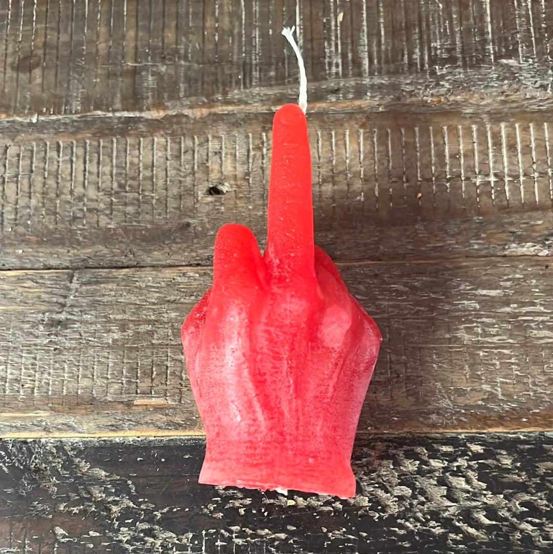 Middle Finger Candle