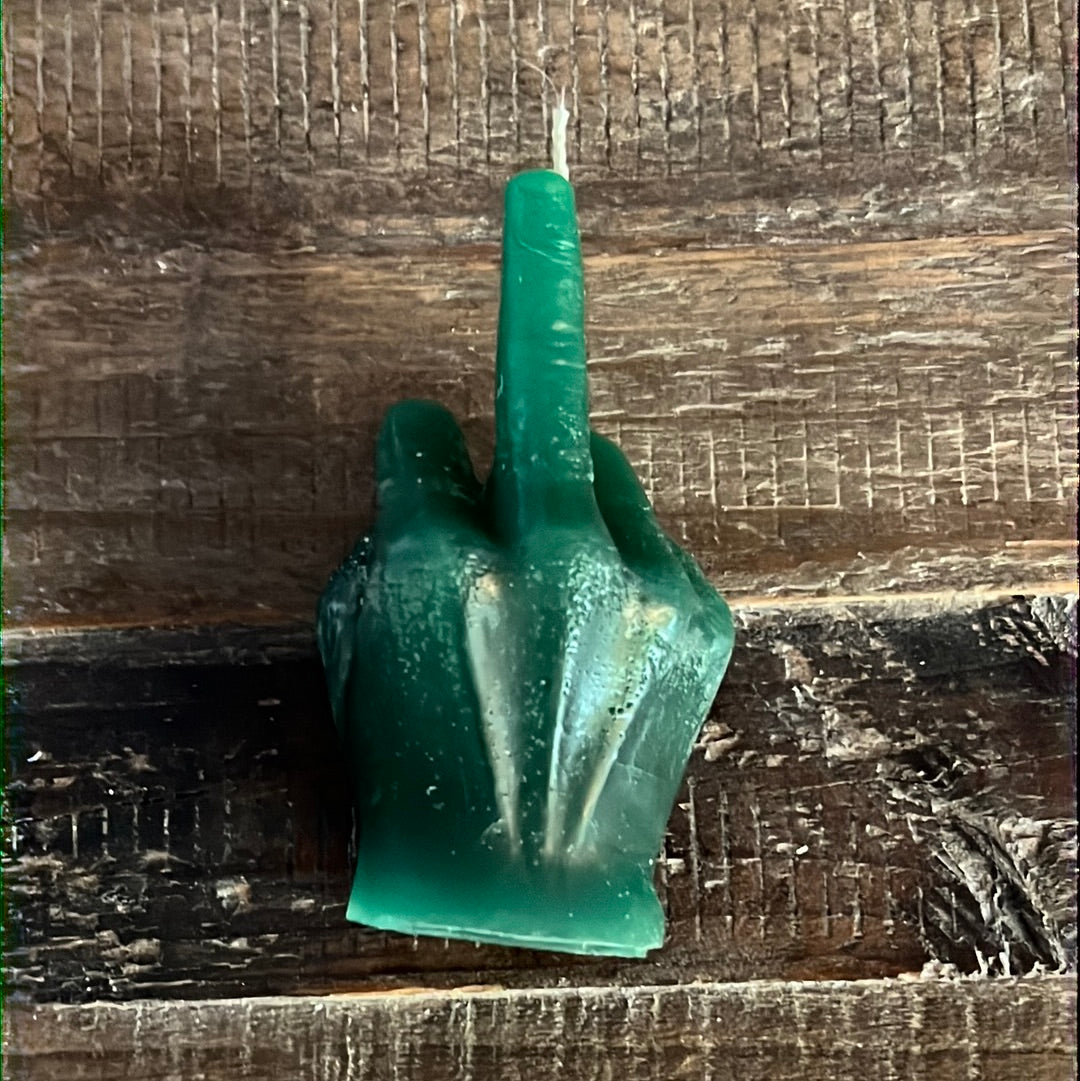 Middle Finger Candle