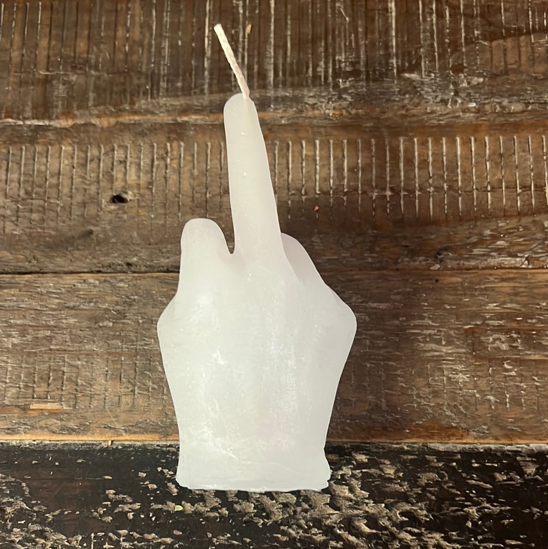 Middle Finger Candle